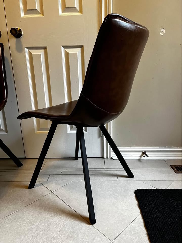 Leather Dining Chairs (Set of 2)