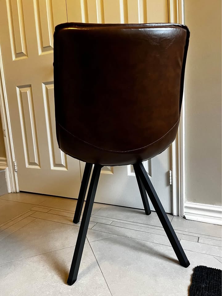 Leather Dining Chairs (Set of 2)