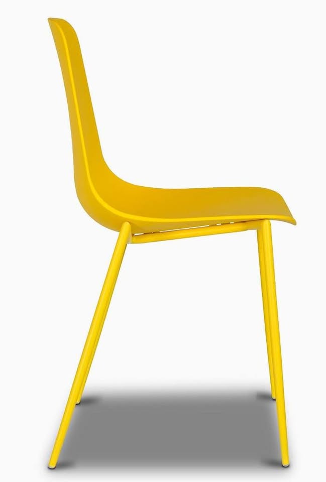 Daisy Yellow Dining Chairs (Set of 4)