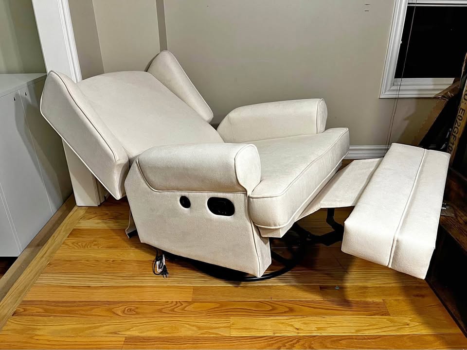 Serenity Swivel Reclining Glider with USB