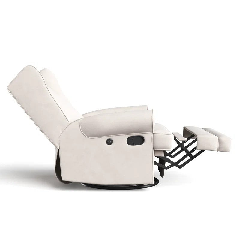 Serenity Swivel Reclining Glider with USB