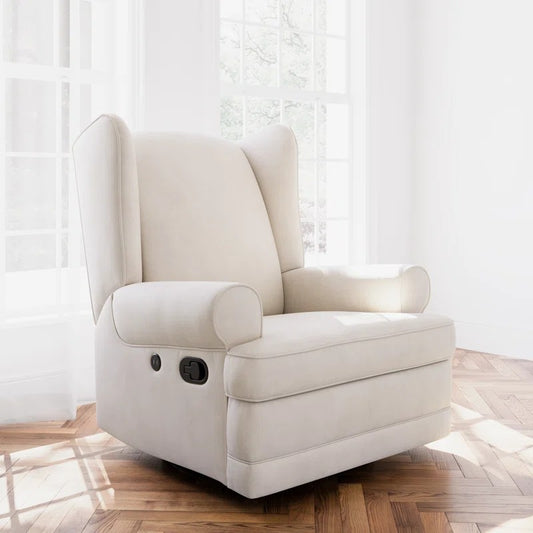 Serenity Swivel Reclining Glider with USB