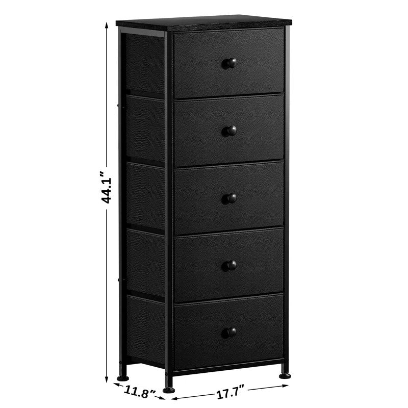 Ojaswi 5-Drawer Dresser, Chest of drawers, Bedroom dresser