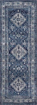 Monte-Carlo Runner Rug – 2'7" x 7'3" (Blue)