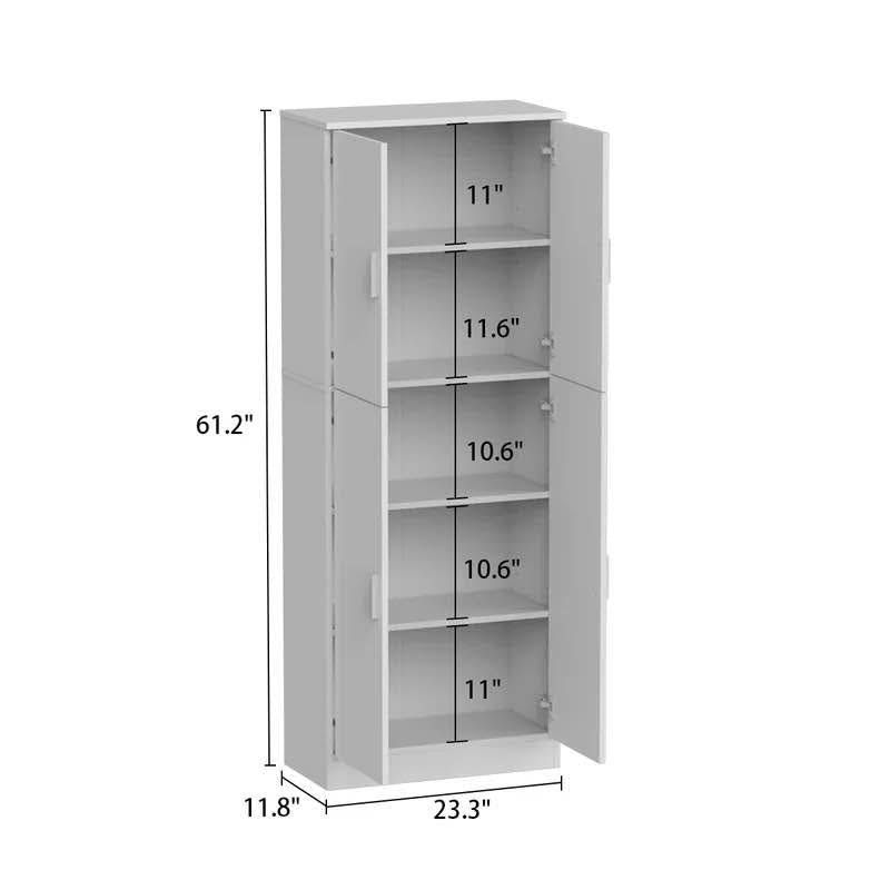 23.3'' Wide 5-Shelf Storage Cabinet