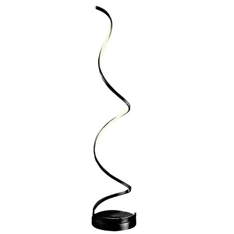 Taquan 63" Spiral LED Floor Lamp