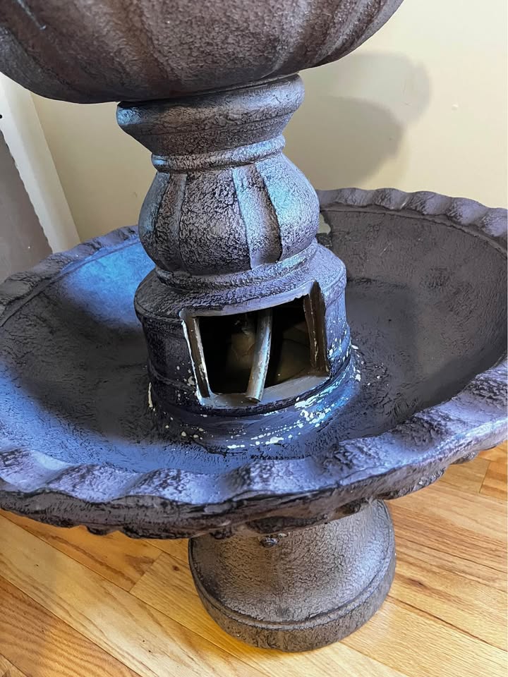 Keltner Weather-Resistant Floor Fountain (As-Is – No Water Pump, Cosmetic Damage)