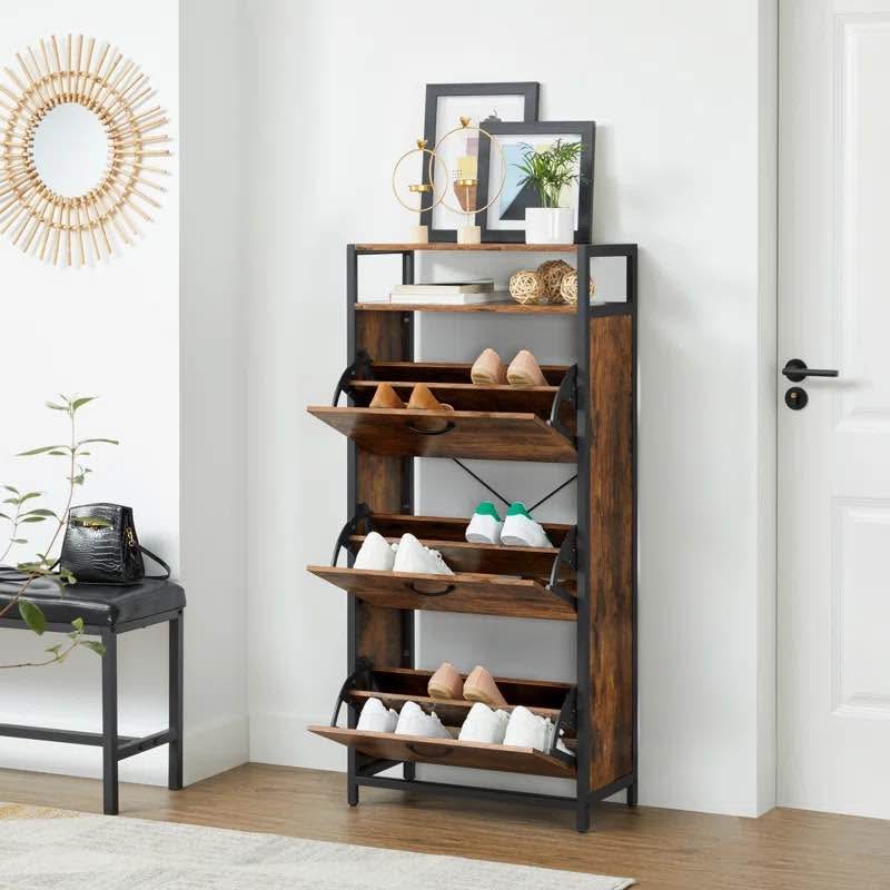 18-Pair Shoe Storage Cabinet