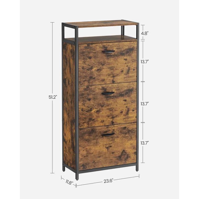 18-Pair Shoe Storage Cabinet