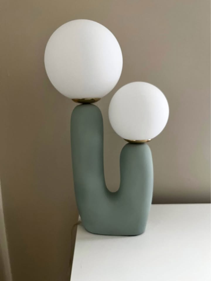 Nora Teal Accent Table Lamp