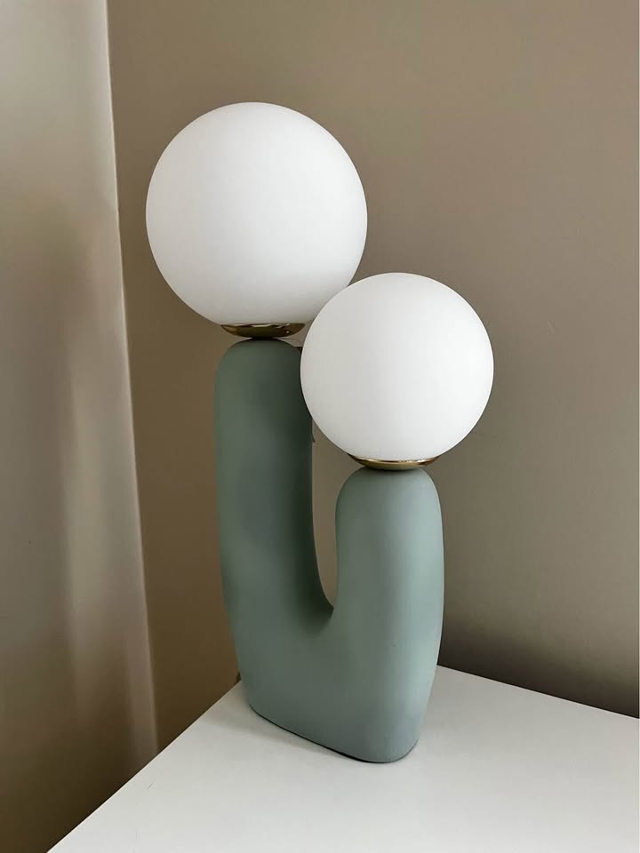 Nora Teal Accent Table Lamp