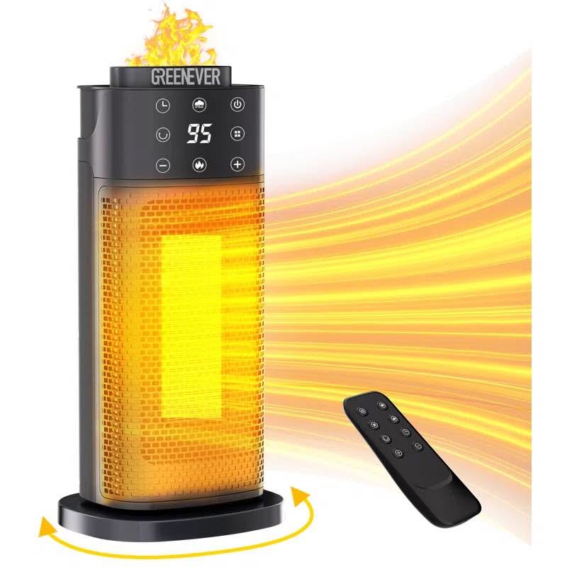 1500W Space Heater with Built-In Humidifier & Remote Control