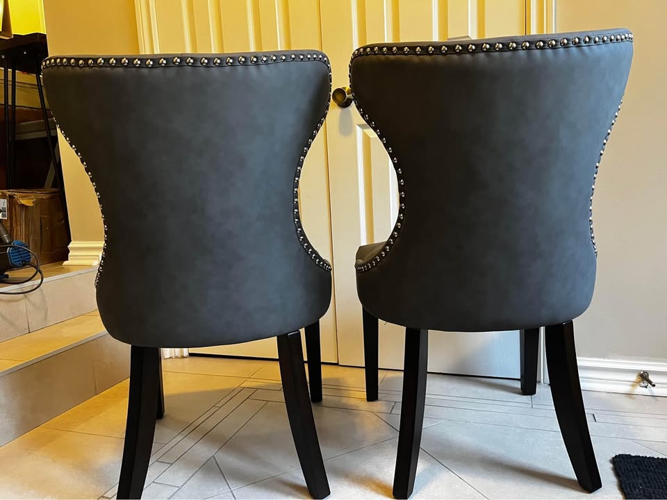 Saphron Tufted Side Chair Dining Chair (Set of 2) – Fully Assembled & Elegant