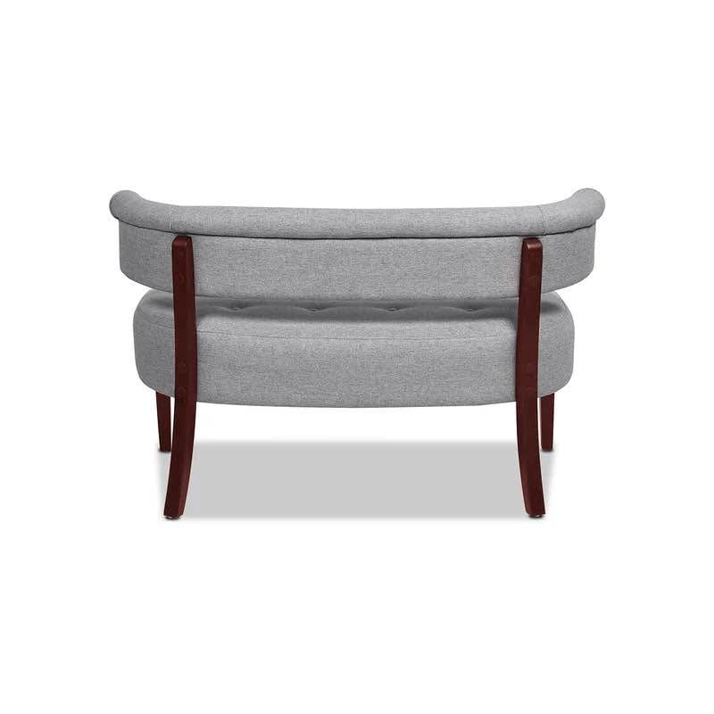 Bodee 51'' Upholstered Settee - Light Grey