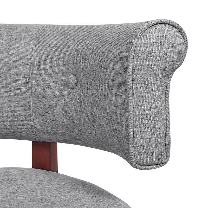 Bodee 51'' Upholstered Settee - Light Grey