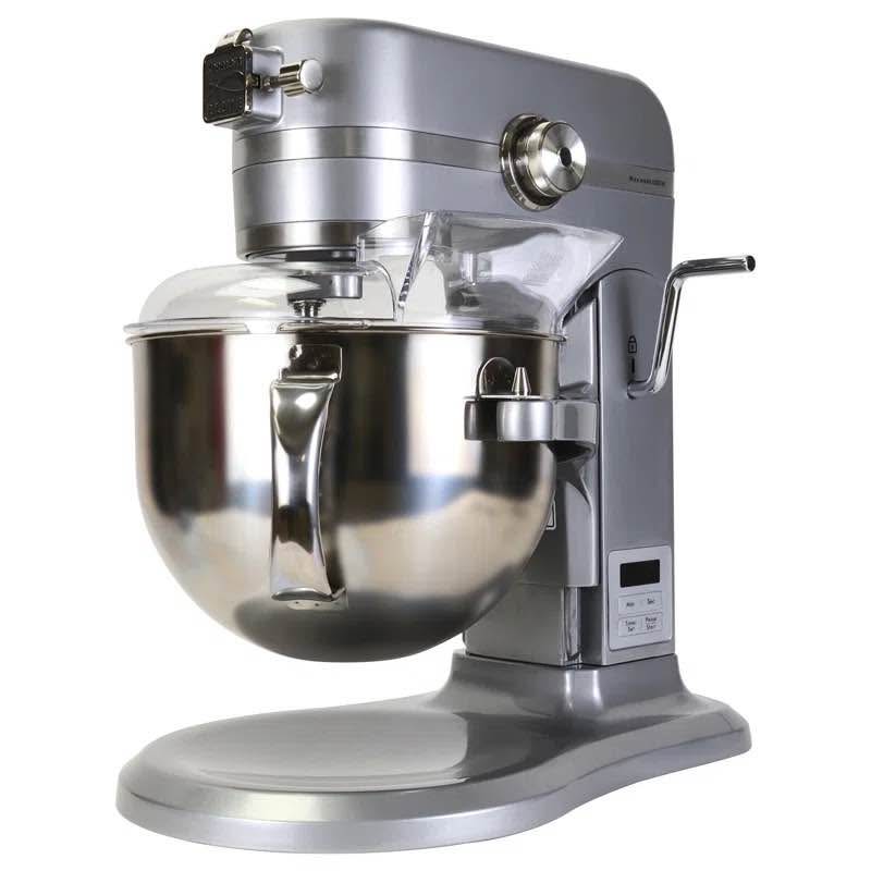 Kenmore Elite Heavy-Duty 6 Qt Bowl-Lift Stand Mixer – 600W – Silver