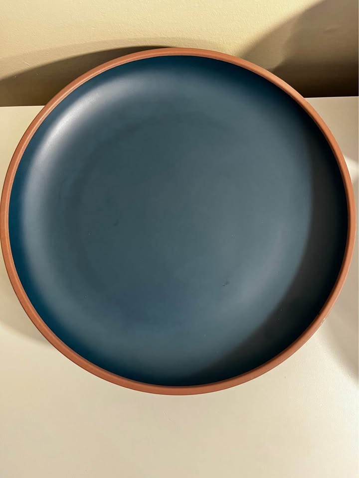 Gibson Home Rockabye 12-Piece Melamine Dinnerware Set – Teal (Open Box)