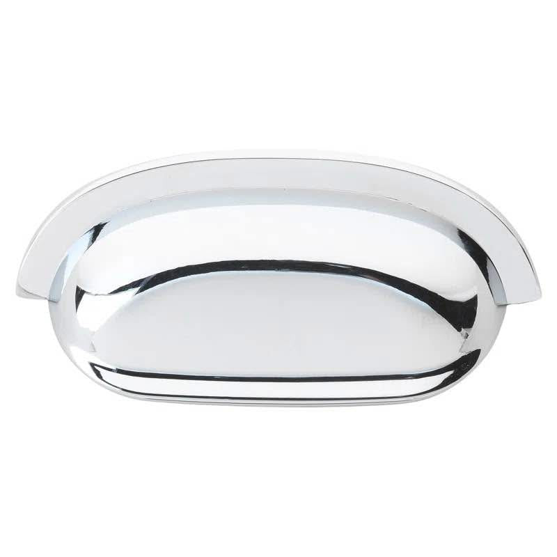10-Pack Polished Chrome Cup/Bin Pull Handles – 2.5” Center to Center