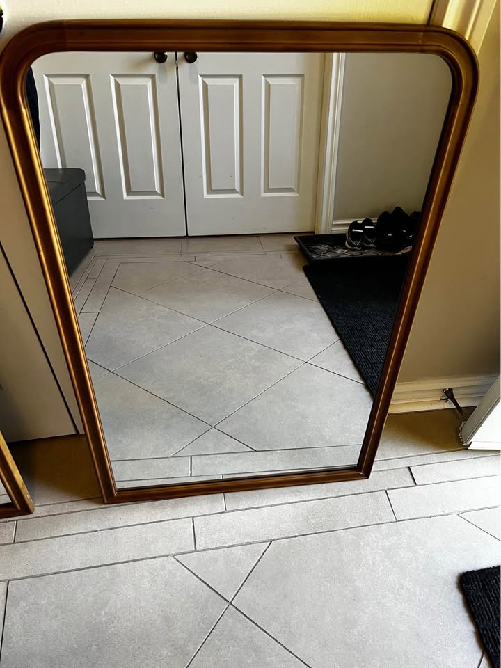 Set of Ancell Solid Wood Rectangle Mirrors – Farmhouse Style